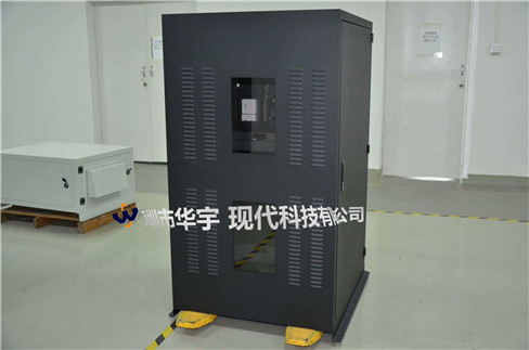 我司21号发货浙江，为浙江某公司提供定制款恒温恒湿户外投影仪安装柜(图2)